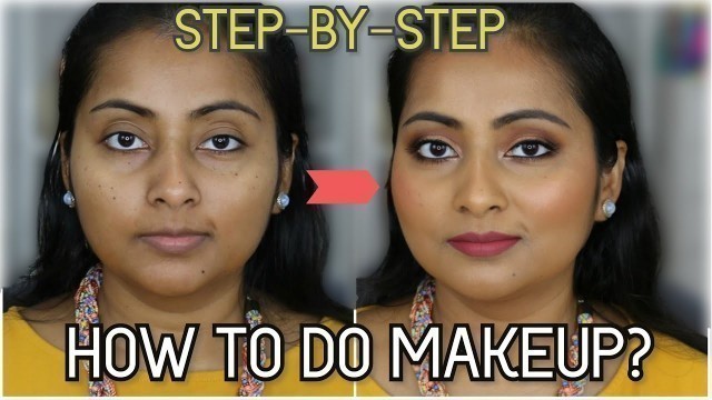 'Step-By-Step Basic Makeup Tutorial | How To Do Simple Makeup For Beginners | Eye Makeup Steps'