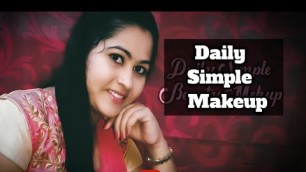 'every daily simple makeup for beginners//daily simple makeup tutorial //siri//arts//beauty// tips'