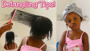 'Toddler Curly Hair Wash Routine! Painless & Easy Detangling!'