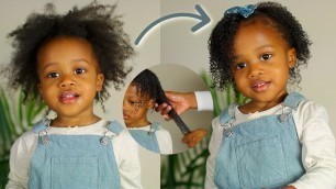 'TODDLER CURLY HAIR ROUTINE! KID FRIENDLY HAIR CARE'