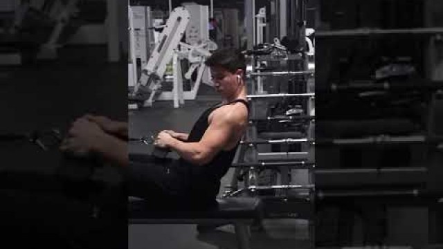 'Back workout @alphalete'
