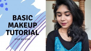 'Basic Makeup Tutorial For Beginners | No Foundation | Natural Look | Step by Step | Quick and Easy'