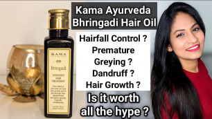 'HAIRFALL CONTROL?| Is Kama Ayurveda Bhringadi Intensive Hair Treatment Worth the Hype? |My HairCare'