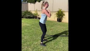 'Battle Rope workout with Janaya'