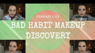 'BAD HABIT MAKEUP DISCOVERY - SMOKY EYE LOOK DEMO - FEBRUARY 2019 l Sherri Ward'