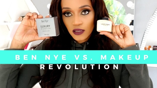 'BEN NYE BANANA VS  MAKEUP REVOLUTION-BATTLE OF BANANA POWDERS - #SOUTHAFRICANYOUTUBER'