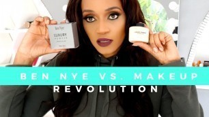 'BEN NYE BANANA VS  MAKEUP REVOLUTION-BATTLE OF BANANA POWDERS - #SOUTHAFRICANYOUTUBER'