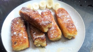 'Banana Bread French Toast | Back To School Lunch Box Idea/ Easy Breakfast Treat'