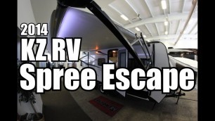 New! 2014 KZ RV Spree Escape 20RBT | Hybrid Travel Trailer