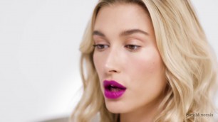 'Mineralist Hydra-Smoothing Lipstick Looks Tutorial with Hailey Bieber | bareMinerals'