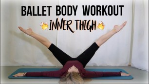 'Quick Inner Thigh Burn | Ballet Body Workout (follow along) | Talia'