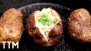 'Toaster Oven Baked Potatoes~Easy Cooking'