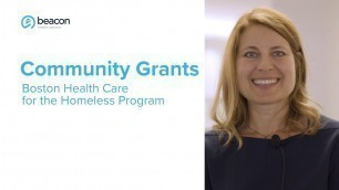 'Boston Health Care for the Homeless Receives Beacon Health Options Grant'