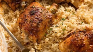 'Oven Baked Chicken and Rice'