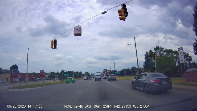 'Drive From Telegraph/Wilson, Dearborn; To Beaumont Hospital, Telegraph, Taylor, Michigan, 6-26-20'