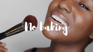 'I Tried Jordan Liberty\'s No Baking Makeup Trick | Lakisha Adams'