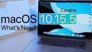 'macOS Catalina 10.15.5 is Out! - What\'s New?'