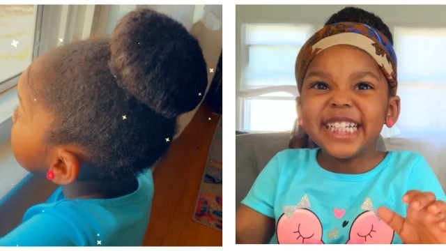 'I LET MY TODDLER DO HER OWN HAIR| BABY HAIR CARE TUTORIAL'