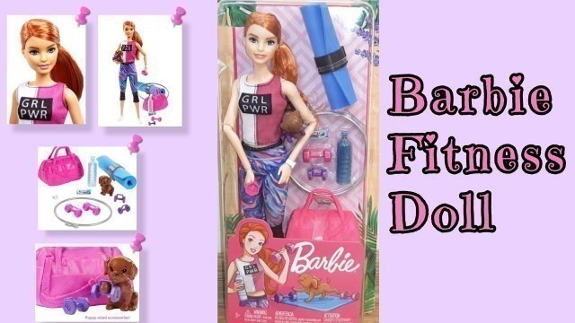 'Barbie Fitness Doll, Red-Haired, with Puppy and 9 Accessories Review'