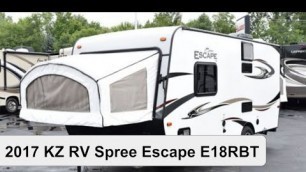 2017 KZ RV Spree Escape E18RBT | Travel Trailer