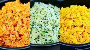 '3 Amazing Rice Recipes - Easy Rice Side Dishes'