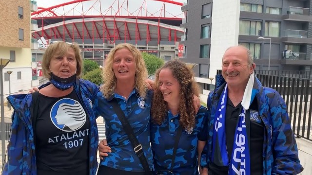 Atalanta fans travel to Lisbon as side take on PSG in UCL quarter-final