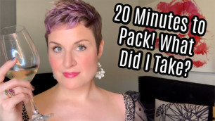 20 Minutes to Pack! What Did I Take? | Last-Minute Atlanta Trip | With a Matua