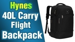 Hynes Eagle 40L Carry on Backpack Flight Approved Hand Luggage Travel Cabin Bag 51x34x25cm