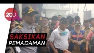 Saat Anies Dikepung Asap di Museum Bahari