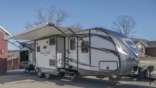 2017 Heartland North Trail 33BKSS Bunkhouse Travel Trailer Walk-Around Tutorial Video