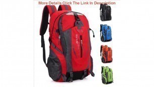 Review 40L Waterproof Durable Outdoor Climbing Backpack Women&Men Hiking Athletic Sport Travel Back