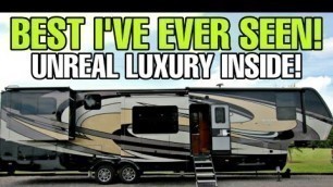 This VanLeigh BEACON fifth wheel RV will BLOW YOU AWAY! 42RDB