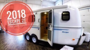 2018 Escape 21' Molded Fiberglass Trailer Tour (147)