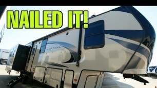 Amazing MIDBUNK Floorplan from Montana Fifth Wheel RVs! High Country HM384BR