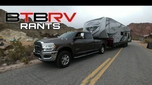 #8: 2019 RAM vs Ford Dually, Fifth Wheel vs Travel Trailer Weight, RV stuff