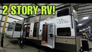 2 Story Travel Trailer RV! This thing is amazing! Salem Destination Trailer!