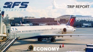 TRIP REPORT | Delta Airlines - MD 88 - Atlanta (ATL) to Washington DC (IAD) | Economy