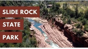 Sliding Down the Natural Waterslide at Slide Rock State Park - Sedona, Arizona