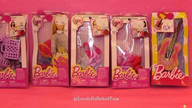 '5 New Barbie Fashion Packs 2018 Unboxing in 2019'