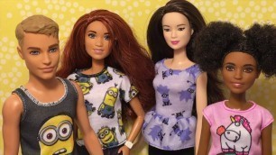 'Barbie Minions & Care Bears Fashion Packs & Made To Move Unboxing'