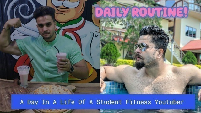 'A Day In A Life Of A Student Fitness YouTuber aka Nutritionist and Fitness Coach | Vlog-1'