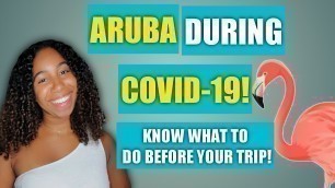 Travel To Aruba During Pandemic | Arriving at Aruba Airport| Aruba Travel Vlog