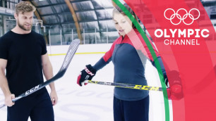 'Ice Hockey Champion vs Fitness YouTuber - Buff Dude Tries an Olympian\'s Workout | Hitting the Wall'