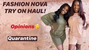 'FASHION NOVA TRY-ON HAUL- Honest Opinions!'