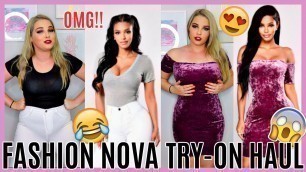 'FASHION NOVA TRY ON HAUL + REVIEW | OMG DID I WASTE $500?'