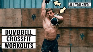 '10 CrossFit® Benchmark Workouts Only Using a Dumbbell (Home Workouts)'