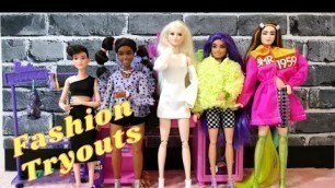 'Fashion Tryouts with the Barbie Fashion Combo Set'