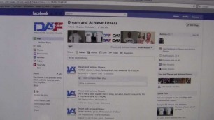 'Facebook join Dream and Achieve Fitness page'