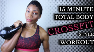 'Crossfit Workout | 15 Minute AMRAP | At home WOD'