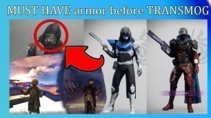 'Destiny 2 Fashion HUNTER TRANSMOG Prep Tips! Don\'t miss out on these STYLISH legendaries before BL!'